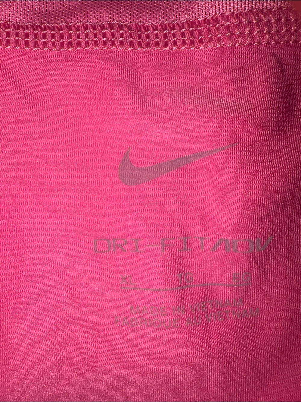 Nike Women’s Bright Pink Athletic Running Shorts with Black Swoosh - Picture 4 of 4